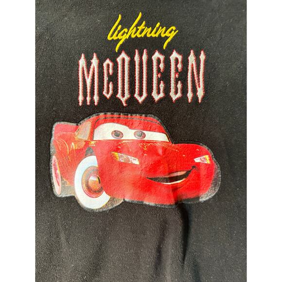 Disney Lightning McQueen Black Boys Hoodie Size 5T - Picture 3 of 4